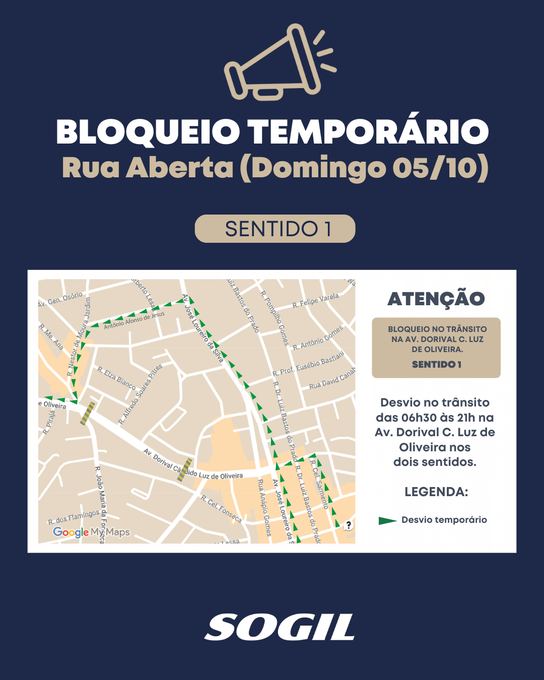 03.10 - Bloqueio Rua Aberto - Sentido 1