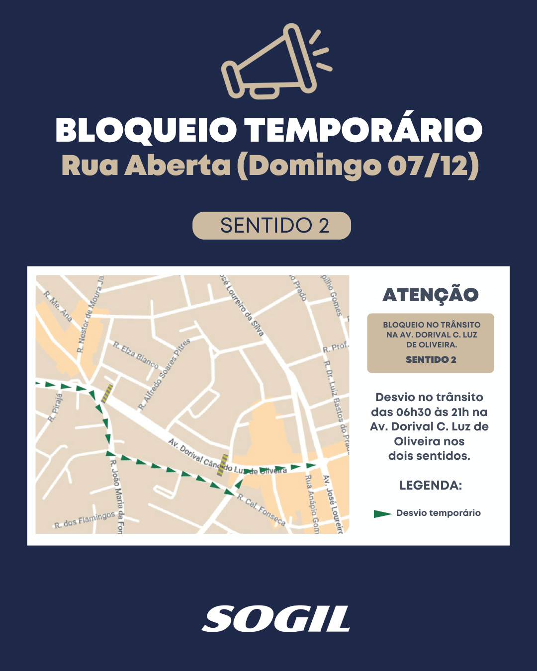 05.12 - Bloqueio Rua Aberta (Sentido 2)