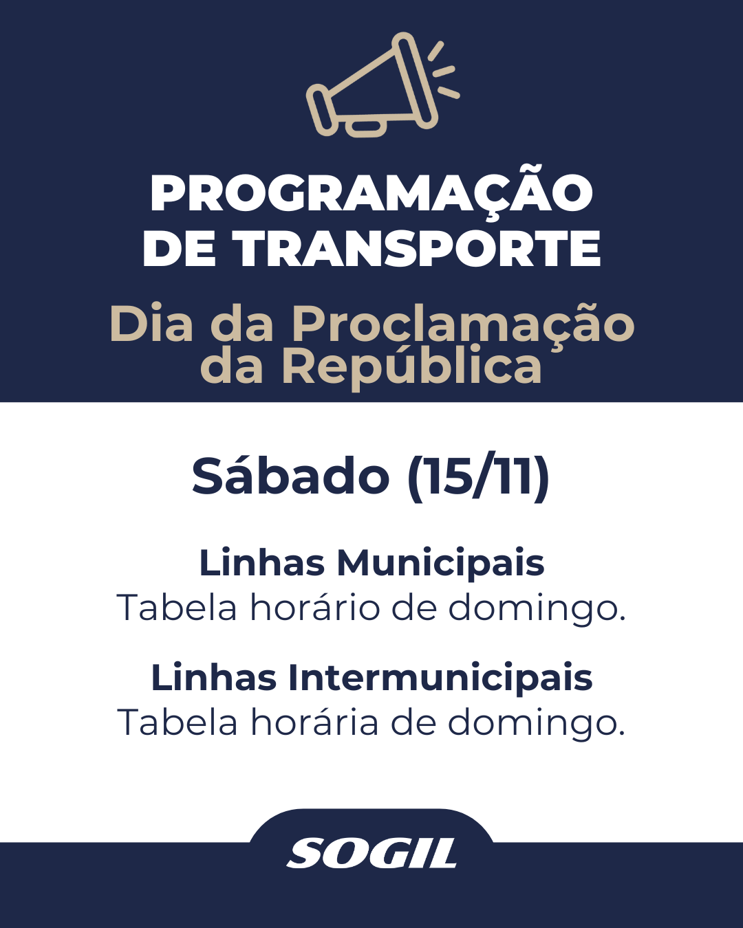 13.11 - Feriado Proclamação da República