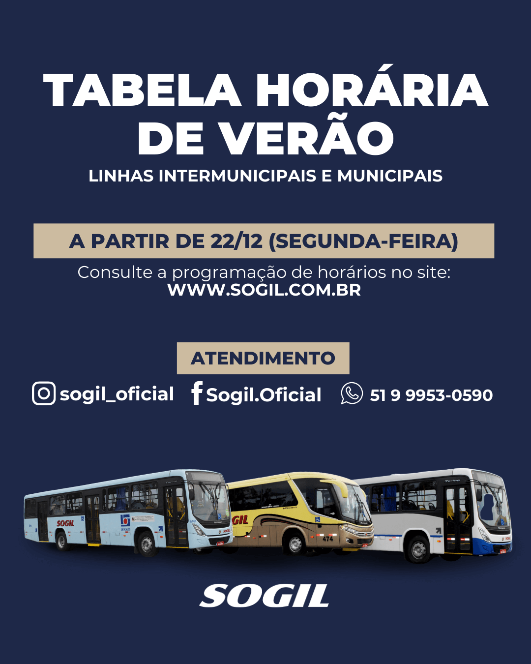 19.12 - Tabela de Verão